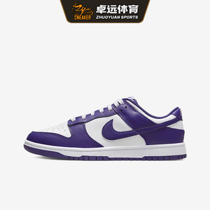 Nike Dunk Low 白紫色 恶人紫 复古男子休闲低帮板鞋 DD1391-104