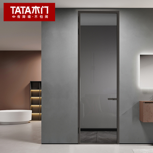 TATA木门 卫生间门玻璃门厨房门浴室门铝合金平开门LB010-P