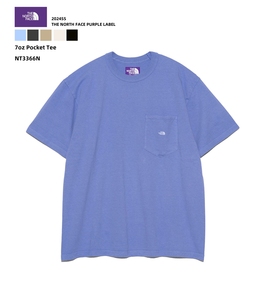 现货 24SS 紫标 日本制 7OZ POCKET 口袋纯色宽松短袖TEE美国棉