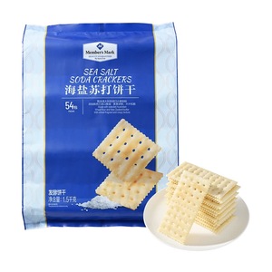 【5月产】山姆代购 MM海盐苏打饼干1.5千克 无糖咸味休闲零食点心