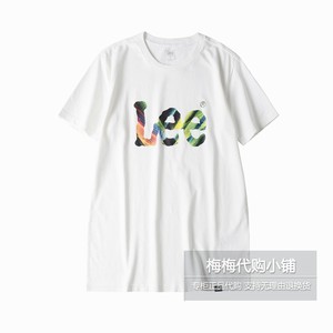 Lee 男士夏季纯棉短袖T恤 修身版型 迷彩LOGO印花 L329922LQK14