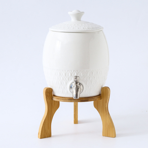 。北欧冷水壶陶瓷耐高温客厅家用大容量凉水壶水杯子茶具套装带龙