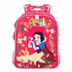 现货美国迪士尼正版 白雪公主小学生书包 女孩轻质双肩包 背包