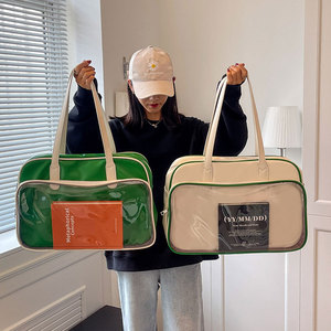 女士外出旅行包短期出行收纳包大容量行李包手提包防水游泳健身包