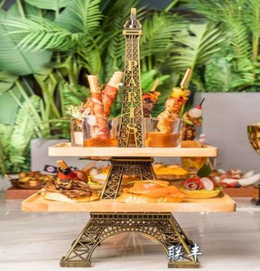 法式下午茶架自助餐展示架点心架冷餐茶歇摆件水果盘糖果架糕点架