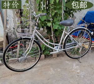日式自行车出口复古日本车内三速不锈钢通勤车内变速单速城市单车