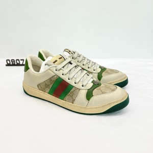 【0907】Gucci/古奇 做旧复古红绿GG满logo小脏鞋 运动脏脏鞋