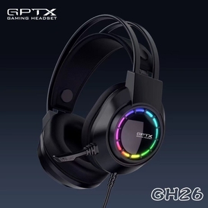 GPTX甲品GH26耳机网吧同款吃鸡听声辨位7.1声道USB接口带麦克风