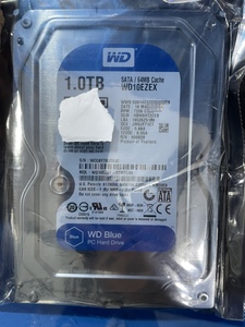 西数 1T硬盘 1TB蓝盘WD10EZEX机械硬盘3.5寸SATA 西部数据1TB蓝盘