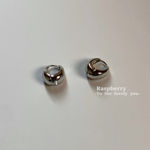 RASPBERRY 高级且日常 常青超顺滑耳扣2·0 百搭极简冷淡风耳环新