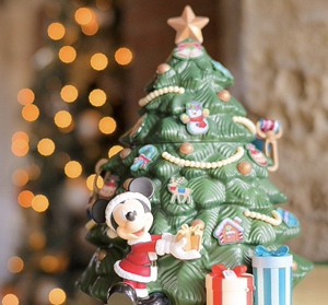 【日本现货】日本东京迪士尼乐园 2022圣诞节 米奇圣诞树爆米花桶