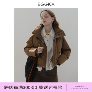 【5折清仓】EGGKA 棉服小个子短款棉衣外套宽松保暖面包服棉袄