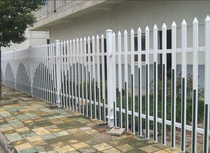 嘉兴海盐塑钢PVC护栏 小区花园围栏社区厂区 栏杆 庭院围墙