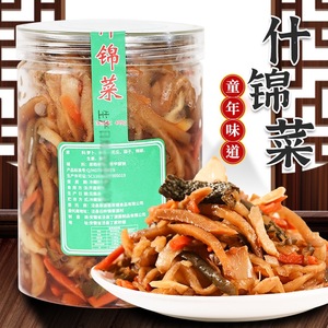 安徽特产泾县什锦菜400g瓶装下饭菜爽口小菜腌菜酱菜开胃菜咸菜