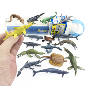 小号史前古生物玩具海洋底恐龙仿真模型剑射鱼利兹鱼泰曼大眼鱼龙