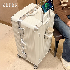 zefer超大容量行李箱女30寸大号拉杆箱男新款出国加厚旅行箱子26