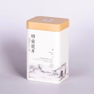 新品绿茶复古密封铁罐新茶龙井红茶通用马口铁罐子铝箔袋