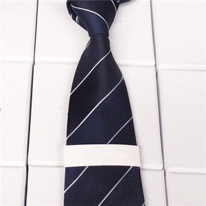 CK新款领带时尚休闲正装商务男士工作学生真丝桑蚕丝领带礼盒装