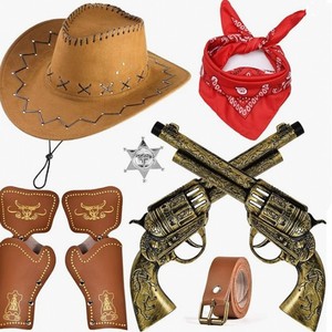 舞会派对Cosplay道具加勒比海盗枪 西部牛仔枪道具枪套装复古玩具