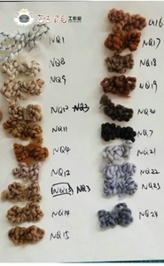 茜茜羊毛进口澳洲羊毛线 蓬蓬球宠物线22色-泰迪比熊 可植毛 卷毛