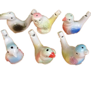 陶瓷音乐白瓷水鸟口哨十二生肖水哨子创意地摊趣味玩具