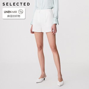 【折扣价】SELECTED思莱德女士时尚简约纯色混纺商务休闲