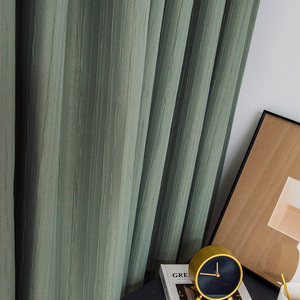 抹茶绿北欧清新遮光日式韩式美式客厅卧室定制成品压皱网红窗帘
