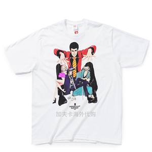 现货 Supreme 23SS UNDERCOVER LUPIN TEE 鲁邦三世 动漫短袖T恤