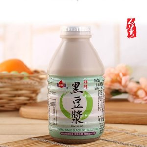 6瓶装 台湾进口正康黑豆浆330ml豆奶植物蛋白饮料早餐营养 无添加