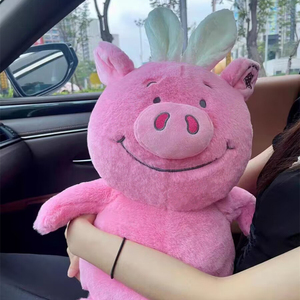 英国粉红色小猪玛莎猪公仔大号毛绒玩具可爱圣诞猪玩偶生日礼物女
