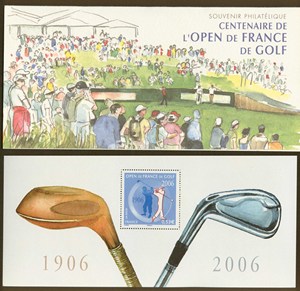 FR4013法国2006高尔夫球运动百年豪华张1全新外国邮票