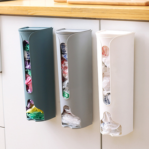 垃圾袋收纳盒神器装放塑料袋收集器壁挂厨房方便袋子抽取式储物盒