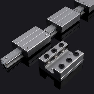 国产氧化铝材外置双轴心直线导轨LGD6-12L60-140滚轮滑块轴承钢光