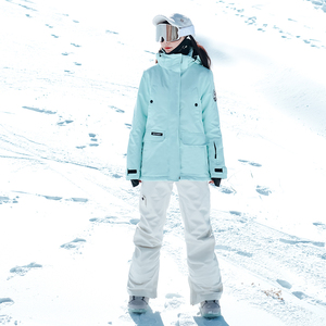 滑雪服女单板双板防风防水保暖夹棉冬季户外运动滑雪衣裤女套装