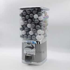 桌面扭蛋机方形容器桶 深空灰色扭扭蛋 银色游戏机可出38mm的糖果