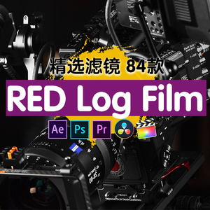 red log film摄影摄像电影视频灰片后期调色还原预设风格滤镜lut