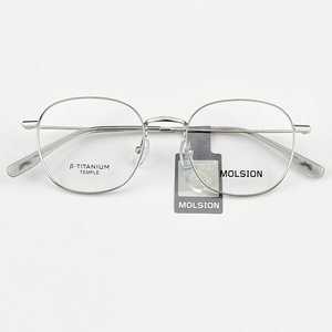 陌森近视眼镜框肖战同款β钛男女光学超轻多边椭圆形眼镜架MJ7235