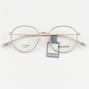 陌森眼镜2023新款近视眼镜框时尚男女圆形超轻潮流光学镜架MJ6156