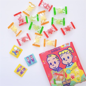 日本进口零食 扇雀饴卡通草莓多种星星水果糖儿童少女心糖果硬糖
