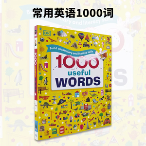 【现货】英文原版DK常用英语1000词 1000 Useful Words 插图字典词典词汇量积累阅读写作技能提升儿童书籍