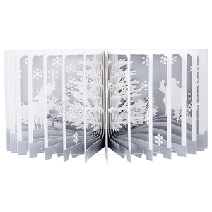 【中商原版】360度立体书 下雪的森林 日文原版 360&d