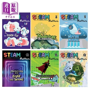 steam问题 少儿趣味英语科普杂志6册 Steam Matters Magazine Issue 第7-12期 知识技能 新加坡儿童英文课外读物【中商原版】