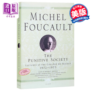 现货 The Punitive Society:1972-1973 英文原版 惩罚的社会 : 法兰西学院课程系列2：1972-1973 Michel Foucault【中商原版】