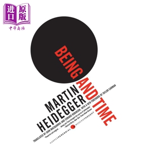 预售 海德格尔 存在与时间 Being and Time 英文原版 Martin Heidegger 存在主义哲学的创始人 主要代表【中商原版】