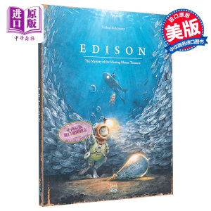 现货 【中商原版】Torben Kuhlmann 小老鼠历险记 英文原版 Edison: The Mystery of the Missing Mouse Treasure 精装 精品绘本