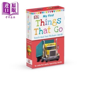 现货 DK认读卡：交通工具 Things That Go DK 亲子英语 低幼韵律启蒙 英语学习 卡片 5~6岁 英文原版【中商原版】