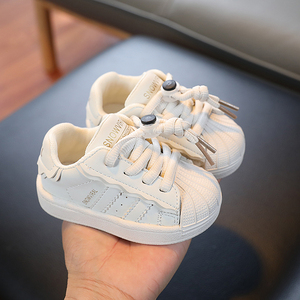 宝宝学步鞋春季男小童鞋小白鞋板鞋1一2岁婴幼儿网鞋儿童运动鞋女