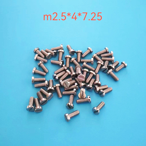 字槽圆形沉头M1.41.一M6紧定螺钉不锈钢平头m2m3平端紧定机米螺丝