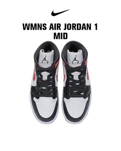 小码大码NIKE耐克2023女子AIR JORDAN 1 MID篮球鞋BQ6472 160