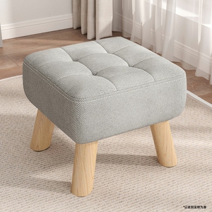 实木小凳子时尚家用成人坐墩客厅沙发凳矮凳创意布艺小板凳小椅子